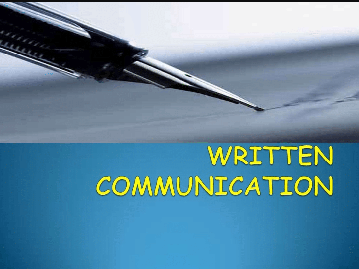 Written Communication